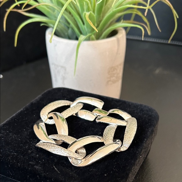 Napier Accessories - Napier Silver Chain Link Hair Bracelet